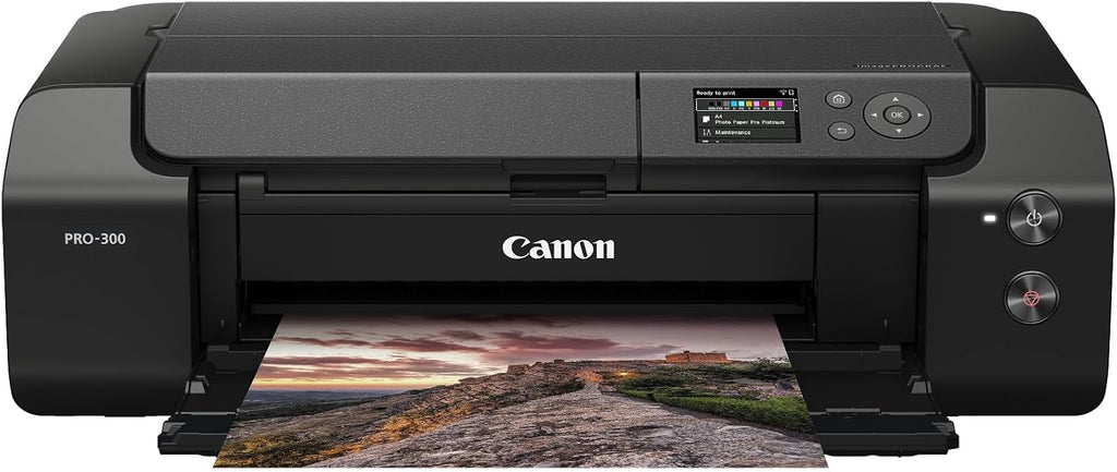 Canon ImagePROGRAF PRO-300 imprimante Photo jusqu'à A3+ à 10 Cartouches séparées WiFi et ETHERNET Compatible Papier d'art Mat Brillant et Satiné