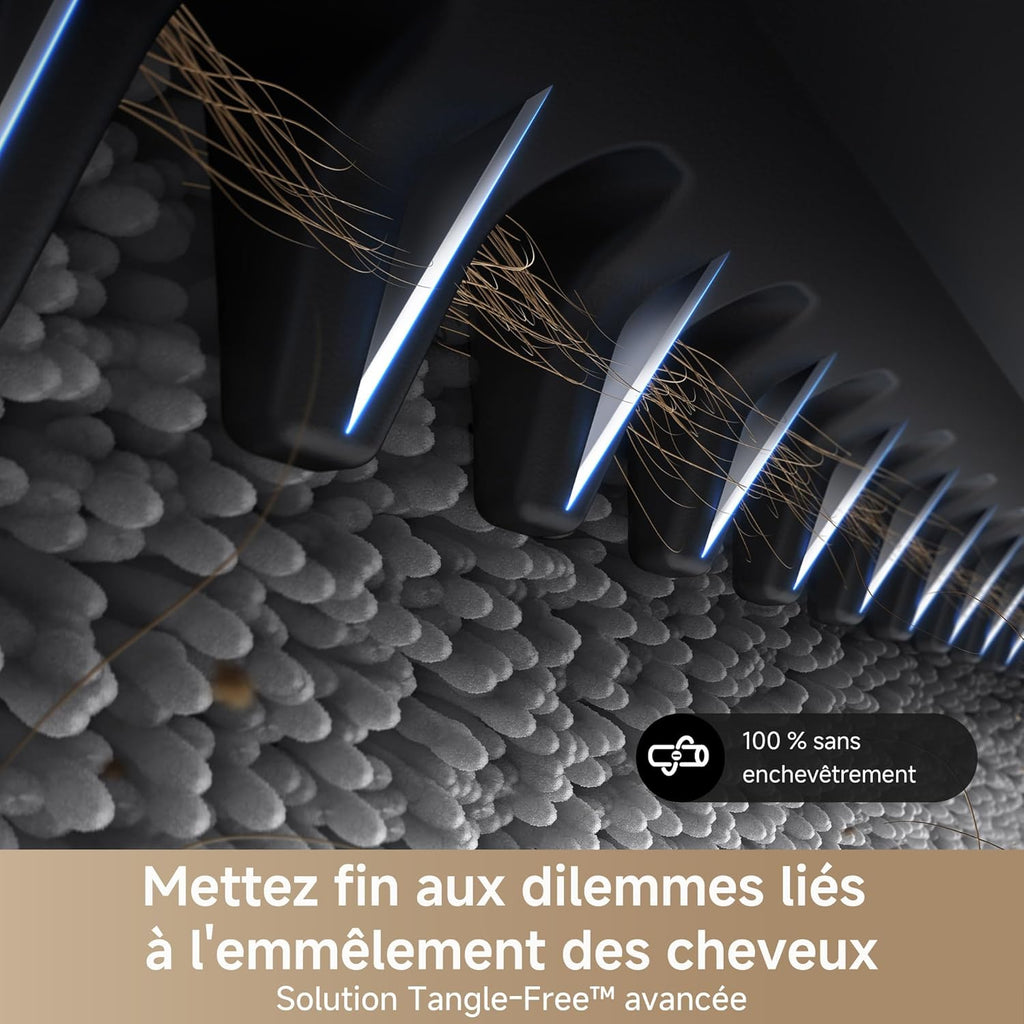 Mova X4 Pro Aspirateur Humide et Sec, Lavage à l'eau Chaude, Anti-enchevêtrement, Auto-Nettoyage à 100 C, Aspiration de 20 kPa, Station d'insertion, Brosse à LED, Double Bord, Ajustement Intelligent