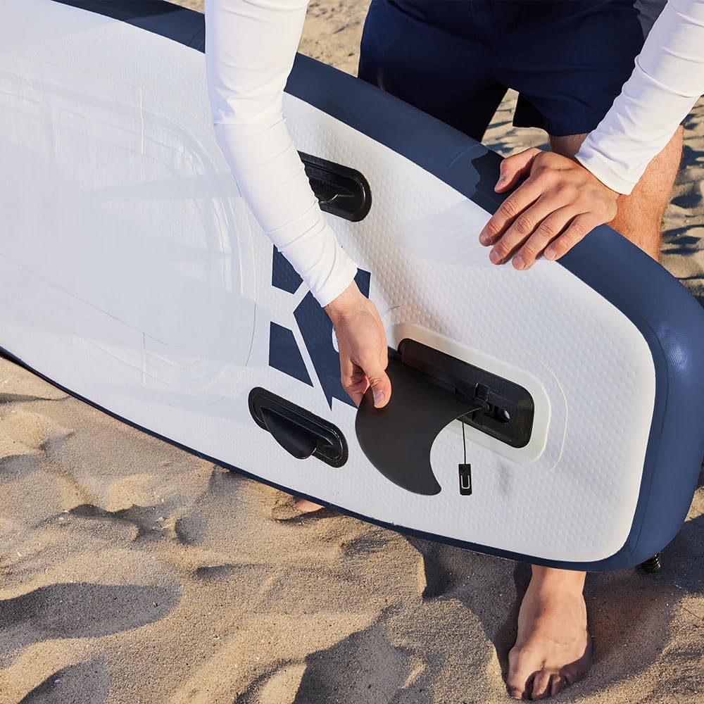 HOME DELUXE Planche de Stand up Paddle - Taille S, Bleu Sup Gonflable pour lac, mer et rivière