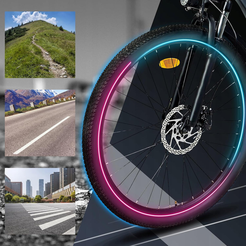 TIGUOWISH Cheevalry Vélo Électrique Homme - VTT Électrique Adulte Batterie Amovible 48V - Moteur sans Balais - Pneus 29 Pouces - Autonomie 40-50km