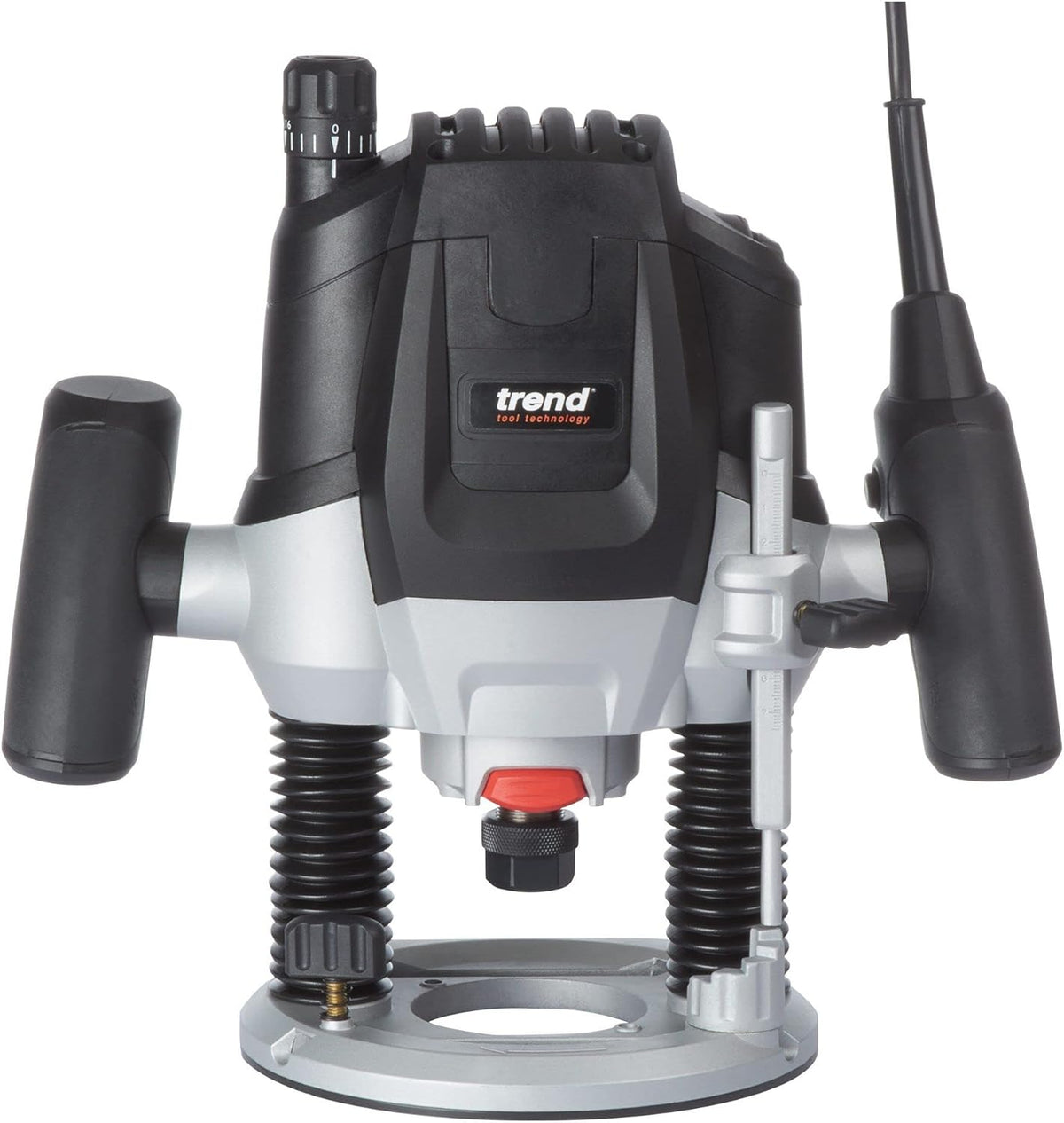 Trend Défonceuse plongeante 12 mm à vitesse variable, 2100W, 230V EU, profondeur de plongée 50 mm, défonceuse pour usages multiples, T7EK/EURO
