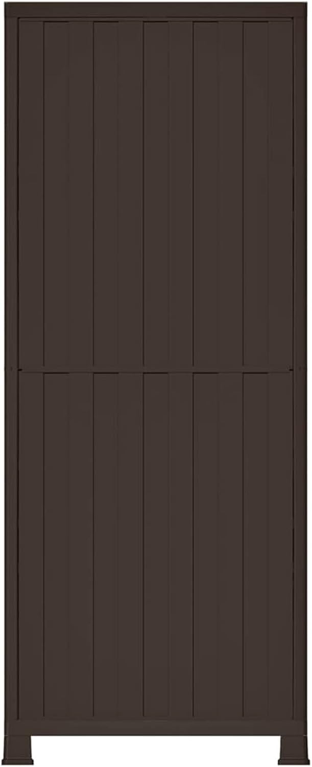 ShGaxin armoire en plastique, armoire de jardin extérieur, rangement terrasse, meuble extérieur, 68 x 39 x 171,5 cm