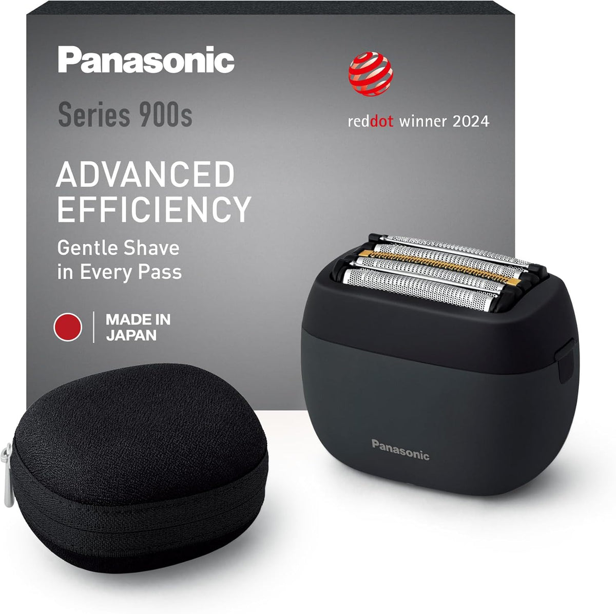 Panasonic Series 900s ES-PV3B-K Rasoir Électrique 5 Lames, Rasoir Compact, Capteur de Barbe Réactif, USB-C, Utilisation Sec & Humide, Noir Mat