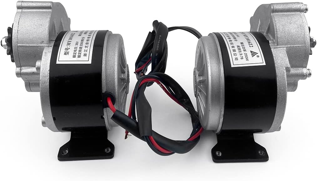 Kit de Conversion de brouette électrique à Double Moteur de 250 W, Facile à Transporter, 181,4 kg, 20,3 cm, pour Chariot de Plage électrique, vélo sans contrôleur 24Vmax 3 km/h
