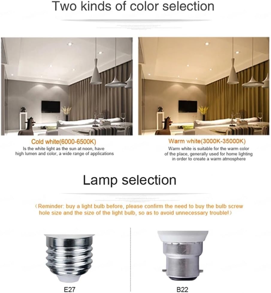 AGIPS Lampes Basse Tension 5 0PCS LED Ampoule 1 2V 24V 36V AC12-85V E27 3W 5W 9W 12W 15W LED Lampe SMD2835 Accueil Camping Chasse Applique d'urgence Ampoules domestiques