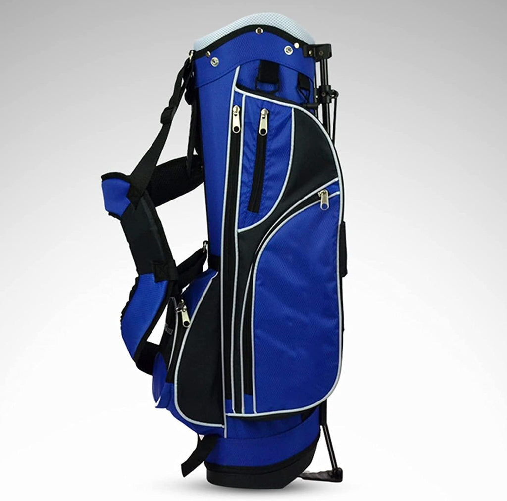 GVNFJKJK Sac deléger, Sac deavec Support for 7 à 9 Clubs, Sac Portable/Facile Nettoyer des Sacs Club 4 Voies Blue