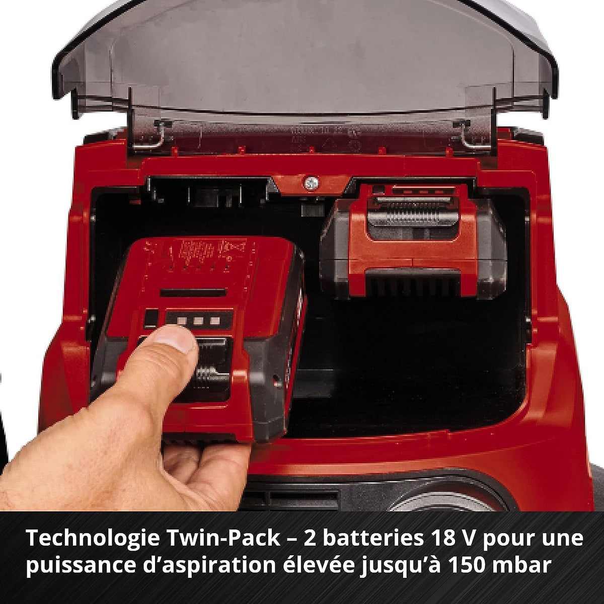 Einhell Professional Aspirateur eaux et poussières sans Fil TP-VC 36/30 S Auto-Solo Power X-Change (36 V, Modes ECO/Boost, Moteur sans Charbon) Livré sans Batterie ni Chargeur