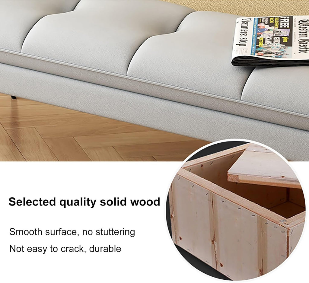 Kavenza Banc De Couloir 80 X 40 X 40 Cm - Banc Bout De Lit - Meuble De Salon - Banquette Lit - Meuble De Chambre À Coucher Orange,23.6" 60cm