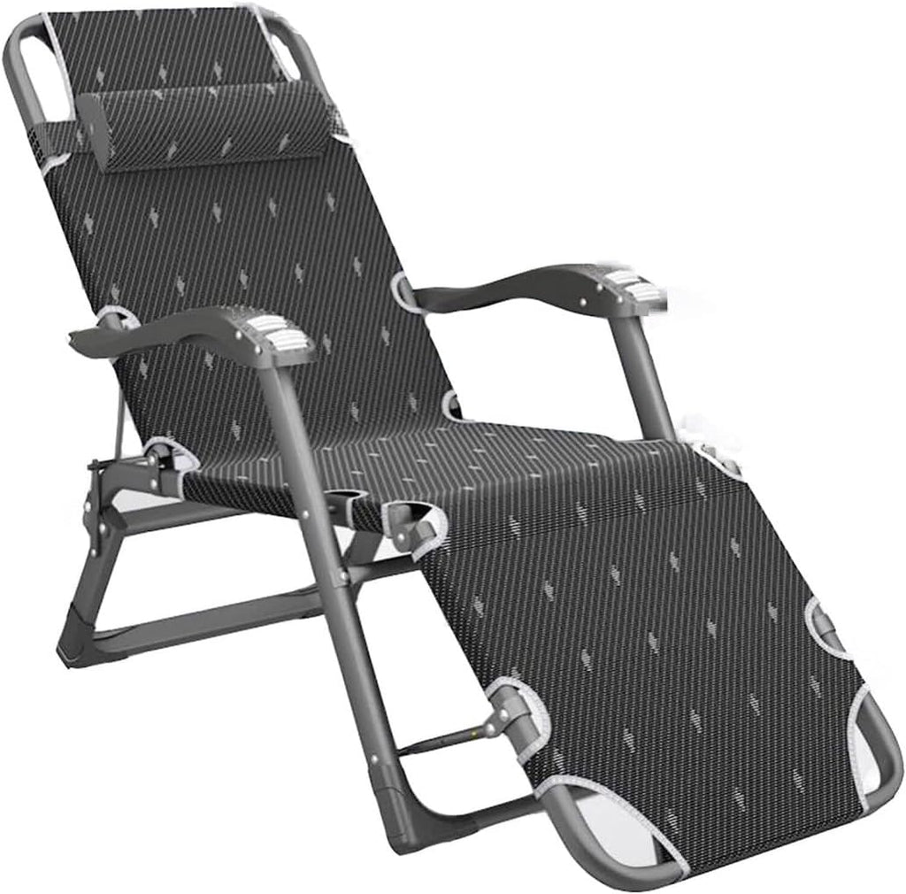 DANNMPX Chaise Longue Chaise De Camping Pliante Longue Siège Salon Portable pour Pêche Plage Et Pique-Nique Pliante Relaxation