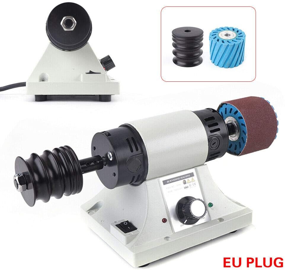 Polisseuse pour cuir 8000 tr/min - Polisseuse pour cuir 220 V 350 W - Ponceuse électrique - Polisseuse pour cuir - Outil de bord en acajou - Tête de ponçage