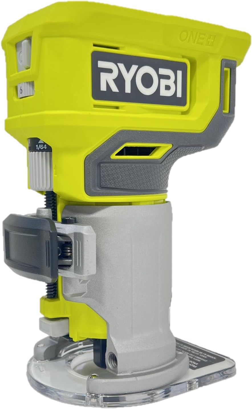 ONE+ A252401 Défonceuse sans fil à base fixe 18 V avec 24 embouts de défonceuse emballage en vrac