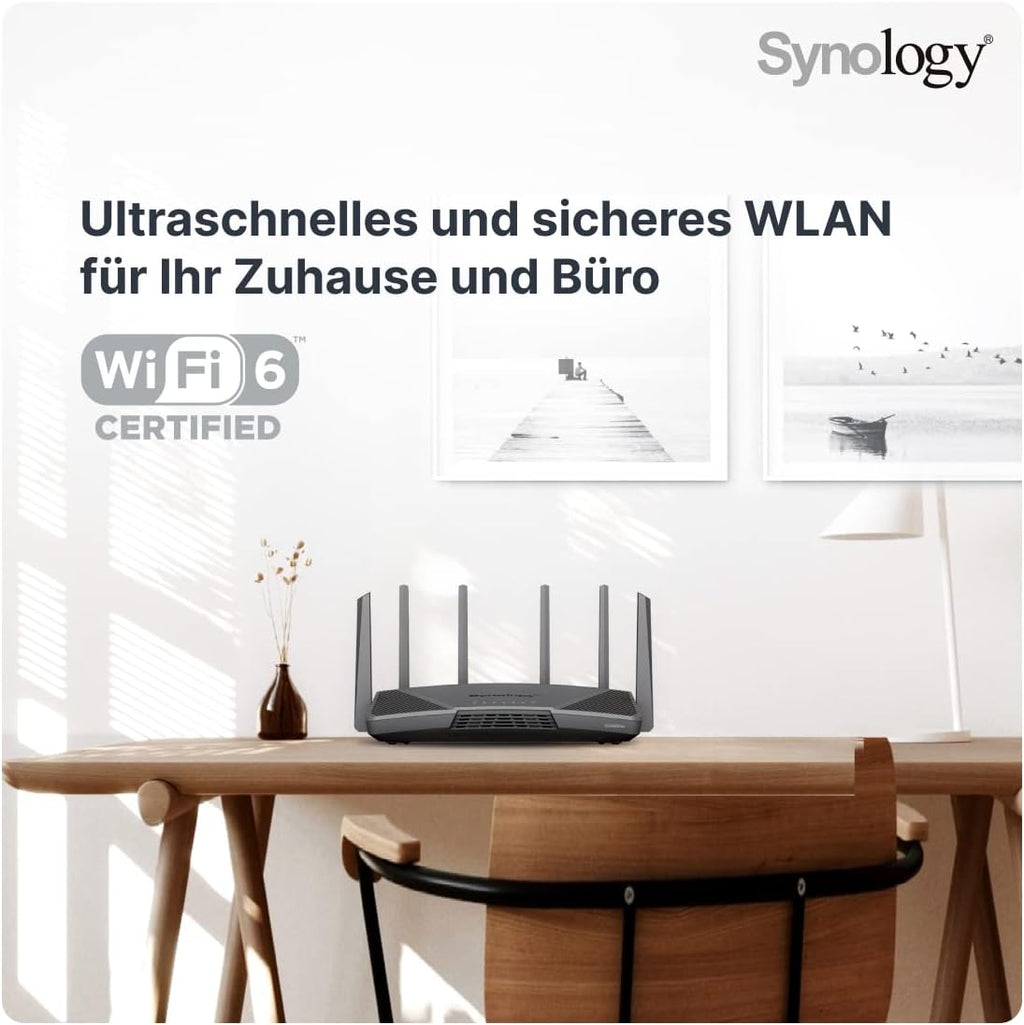 Synology Routeur sans Fil TriBand RT6600ax Noir