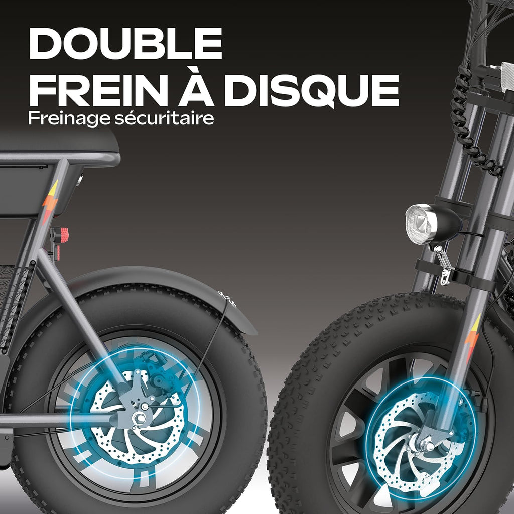 Draisienne électrique URBANGLIDE THUNDER 160 – 25 km/h, 30 km d'autonomie,