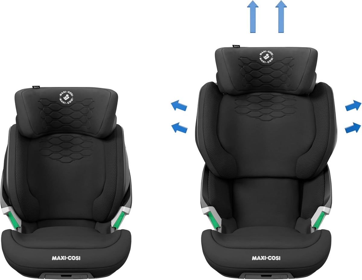 Maxi-Cosi Kore Pro i-Size, Réhausseur Voiture Enfant, 3.5-12 ans, 100-150 cm, ClickAssistLight, Système de protection latérale Plus, Authentic Black