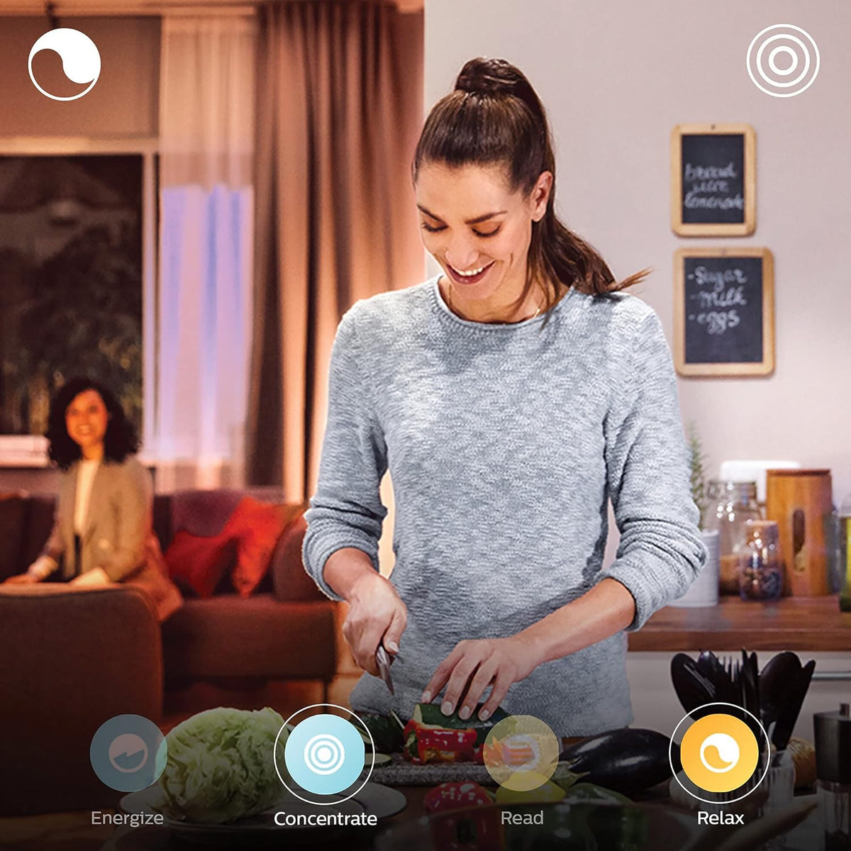 Hue White Ambiance FAIR Plafonnier 39W - Noir télécommande incluse , fonctionne avec Alexa, Google Assistant et Homekit