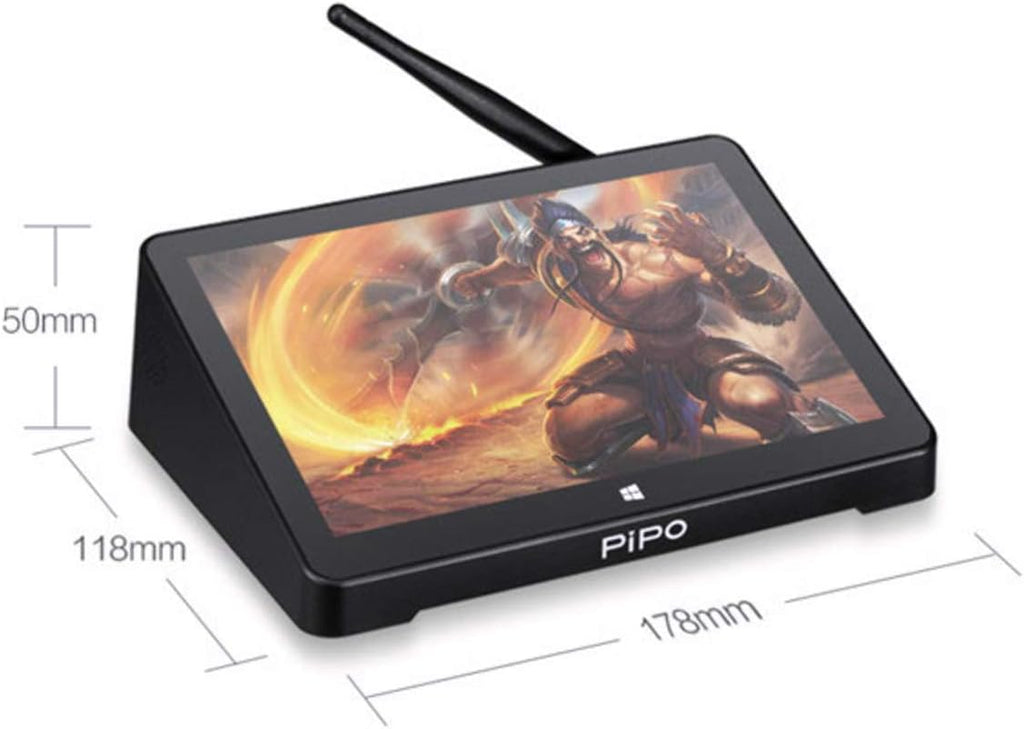 Pipo X8 PRO - Tablette PC avec Windows 10, Touchscreen HD 7", Celeron N4020, RAM 3 Go, eMMC 64 Go, HDMI, Wi-Fi, Ethernet, Bluetooth, USB 3.0, microSD
