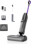 Redkey W15 Aspirateur Balai Laveur sans Fil, 20.000 Pa Balai aspirateur Laveur 3 en 1, Aspiration Puissant Eau et Poussière, 5mm Simple Lamination, Longue Autonomie, LED écran Digital, Auto-Nettoyage