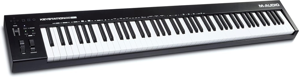 M-AUDIO Keystation 88 MK3 – Clavier MIDI USB 88 touches semi-lestées pour contrôler les synthétiseurs virtuels et les stations audionumériques