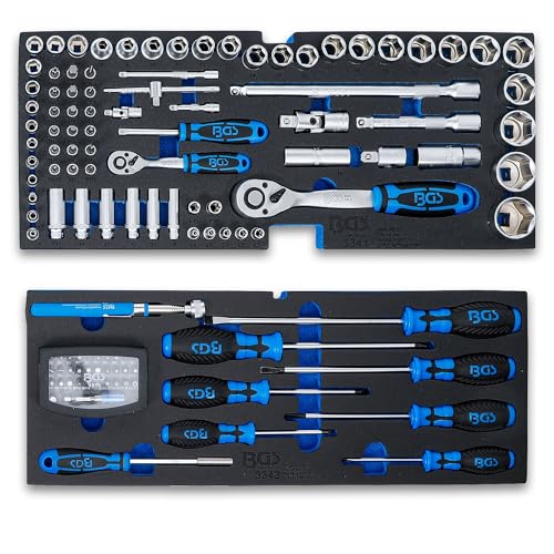 3318 | Caisse à outils métallique | 3 tiroirs | avec 143 outils