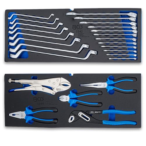 3318 | Caisse à outils métallique | 3 tiroirs | avec 143 outils