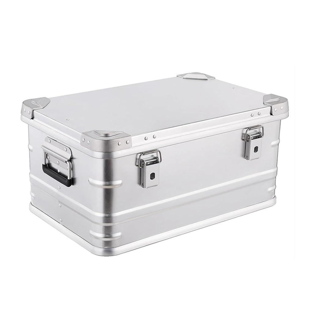 Boîte à outils portative Boîte à outils en métal, boîte de rangement en aluminium, armoire de rangement Portable professionnelle, boîte à ou
