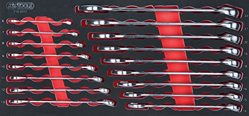 KS outils 714.0158 Composition d'outils 3 tiroirs pour servante, 158 pièces