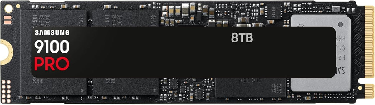 SSD Interne 9100 Pro, NVMe 2.0 PCIe 5.0x4, Capacité 8To, Vitesse de Lecture jusqu'à 14 800 Mo/s, Les Performances de la Gen5, MZ-VAP8T0BW