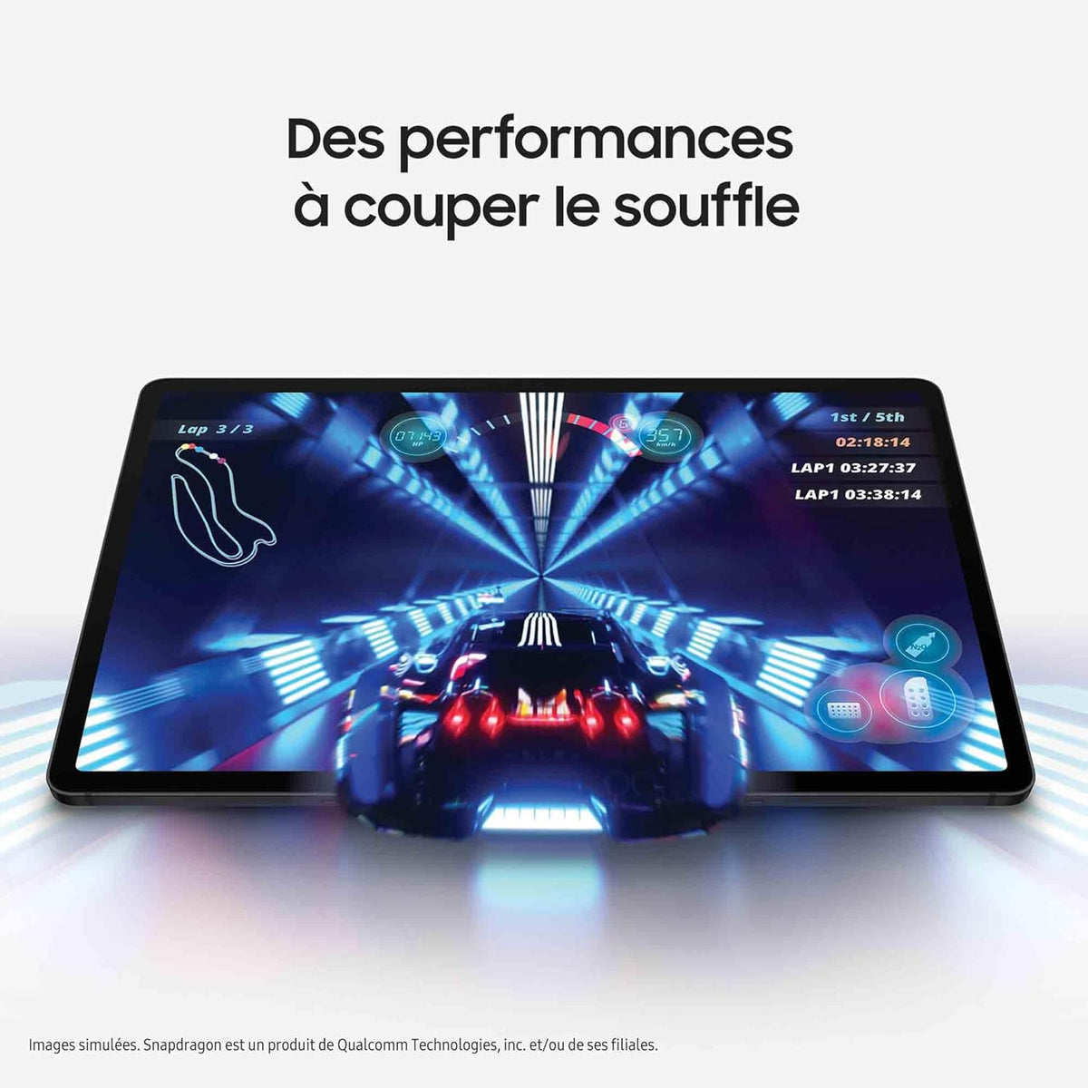 Tab S9 Tablette avec AI, Android, 11" 128Go de Stockage, Lecteur MicroSD, Wifi, S Pen Inclus, Anthracite