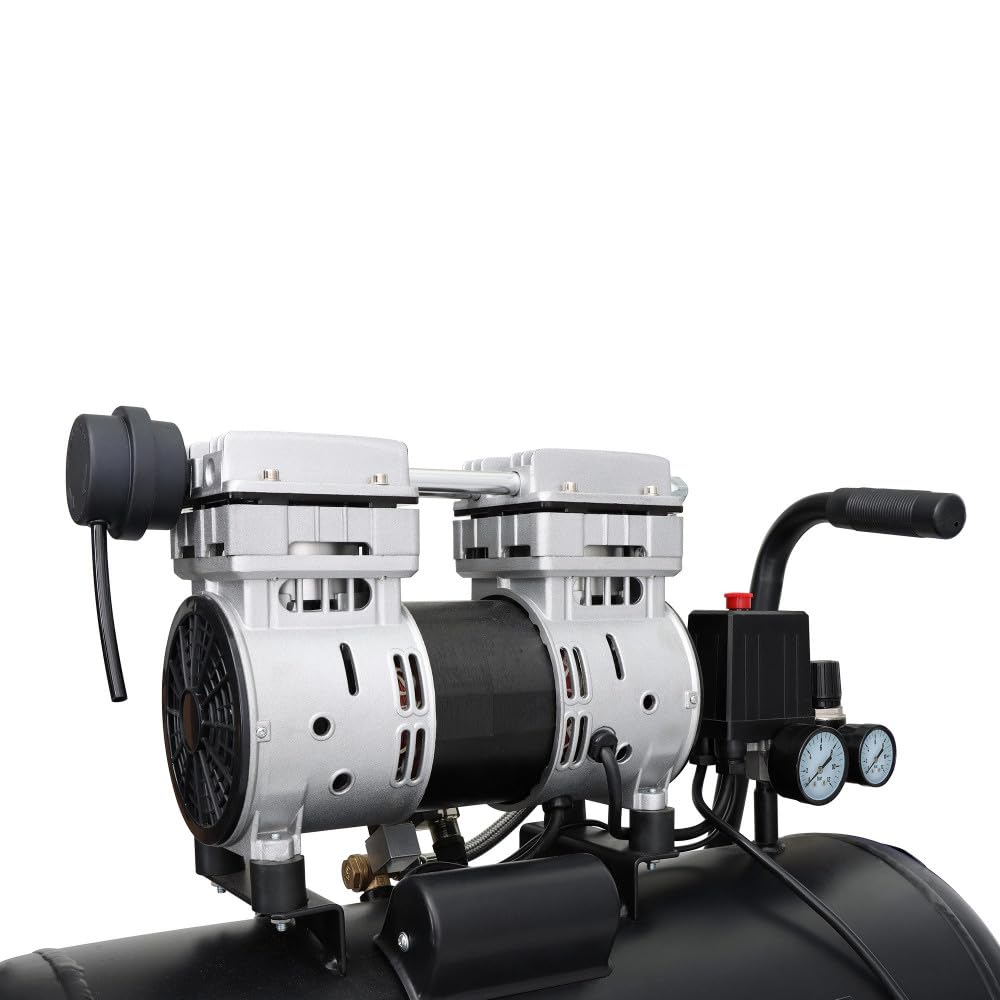 Compresseur Bicylindre silencieux 50L