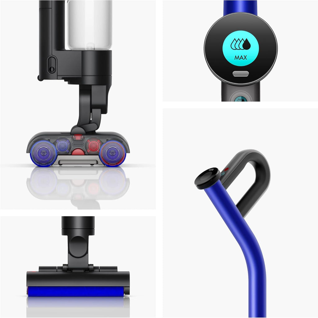 Dyson WashG1 Nettoyeur de sols durs – Nettoyage Humide Puissant (Noir/Bleu)