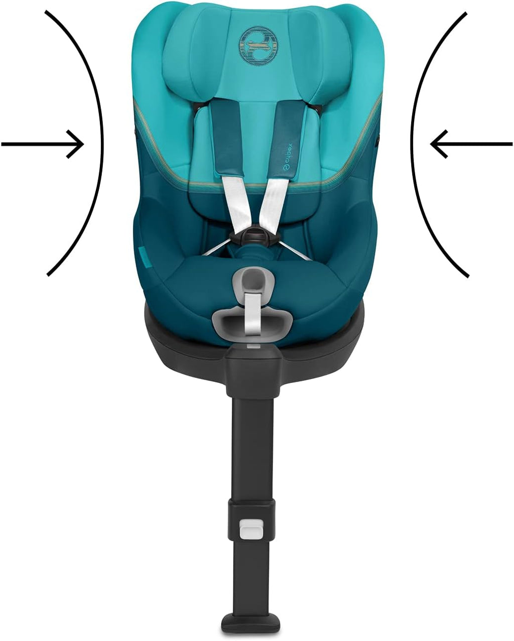 Cybex Gold Siège Auto Enfant Sirona S2 i-Size, De 3 mois à 4 ans environ, Max. 18 kg, Compatible avec SensorSafe, River Blue