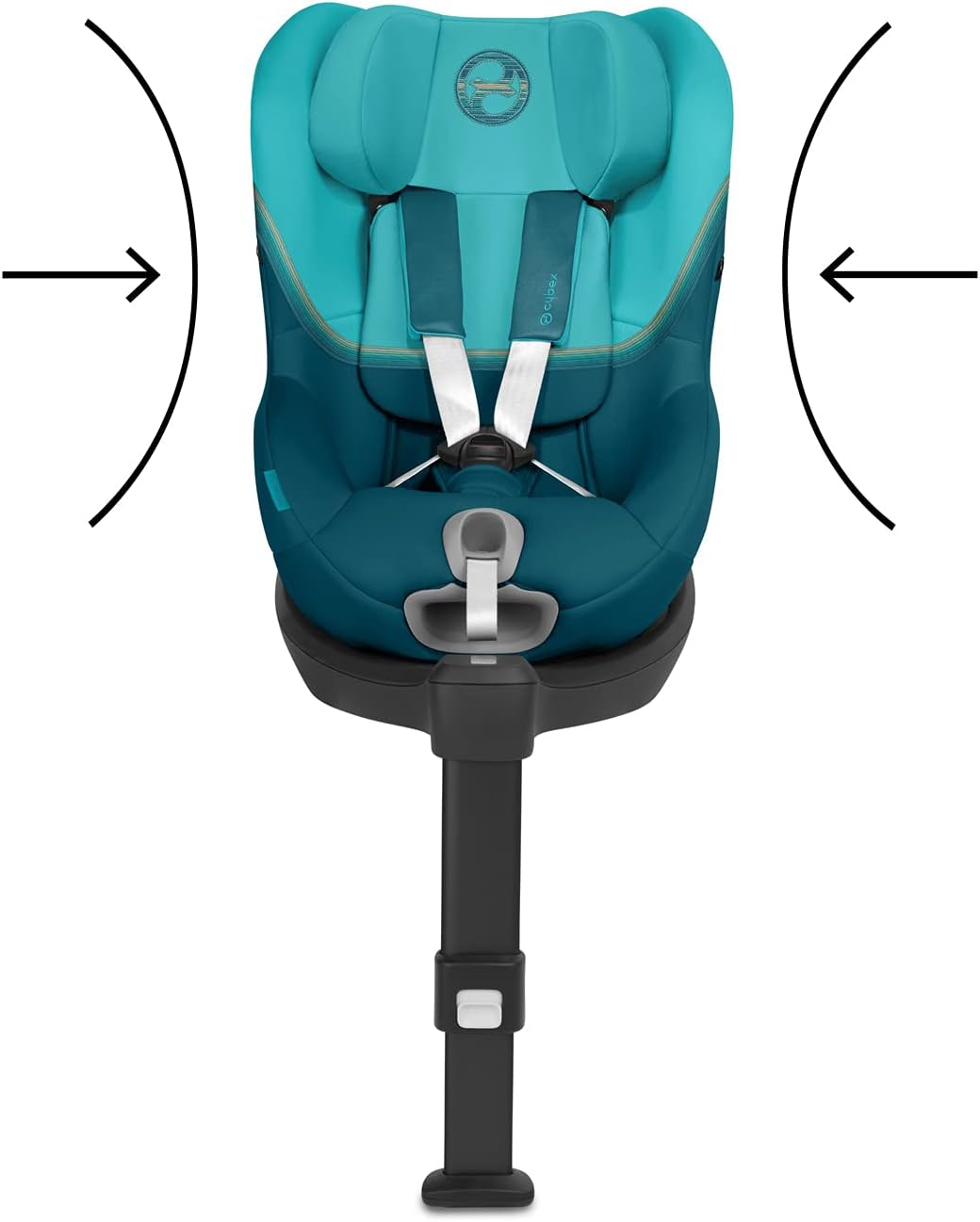 Cybex Gold Siège Auto Enfant Sirona S2 i-Size, De 3 mois à 4 ans environ, Max. 18 kg, Compatible avec SensorSafe, River Blue