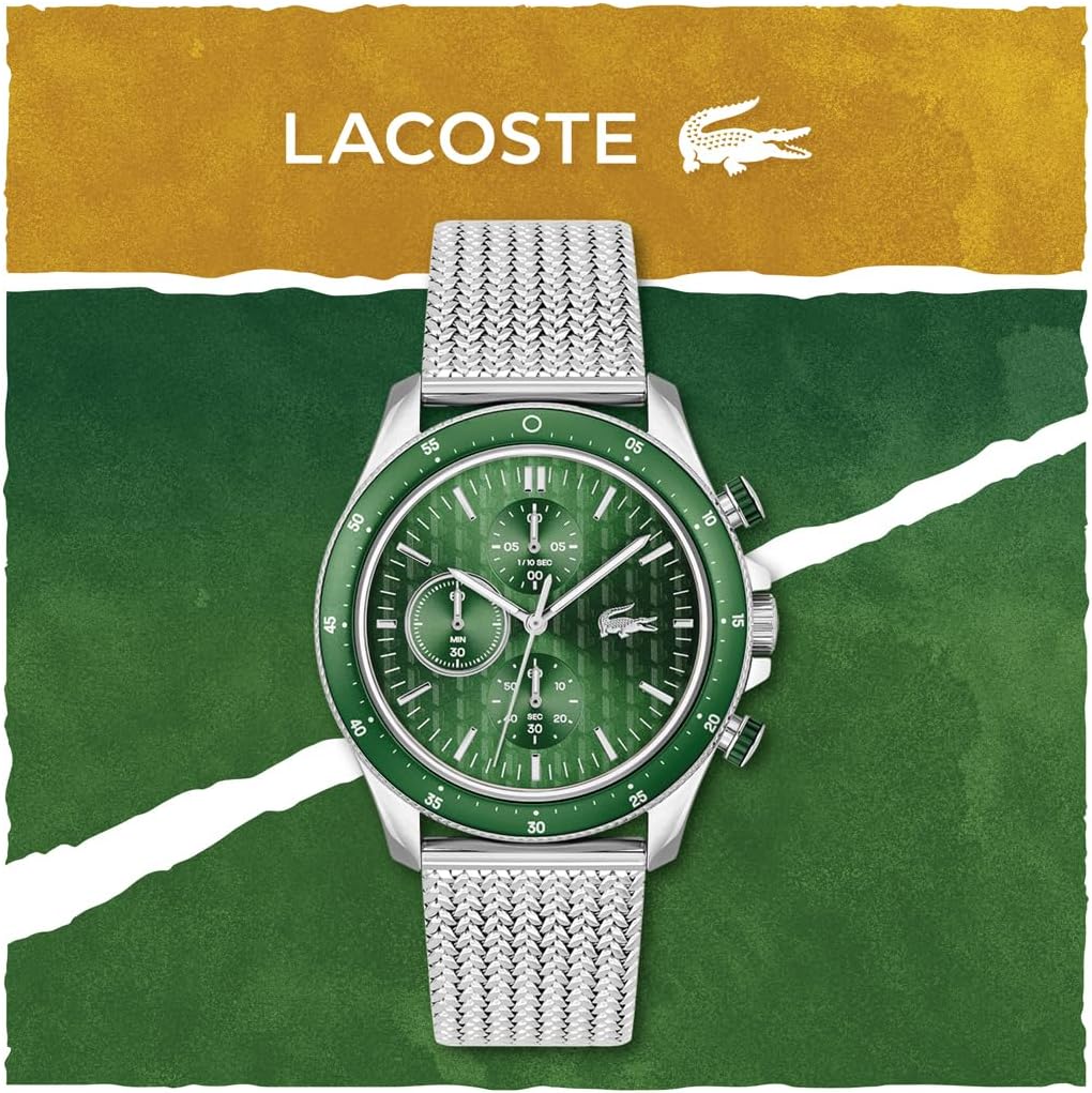 Montre Chronographe à Quartz pour homme Collection Neo Heritage avec Bracelet en silicone ou acier inoxydable