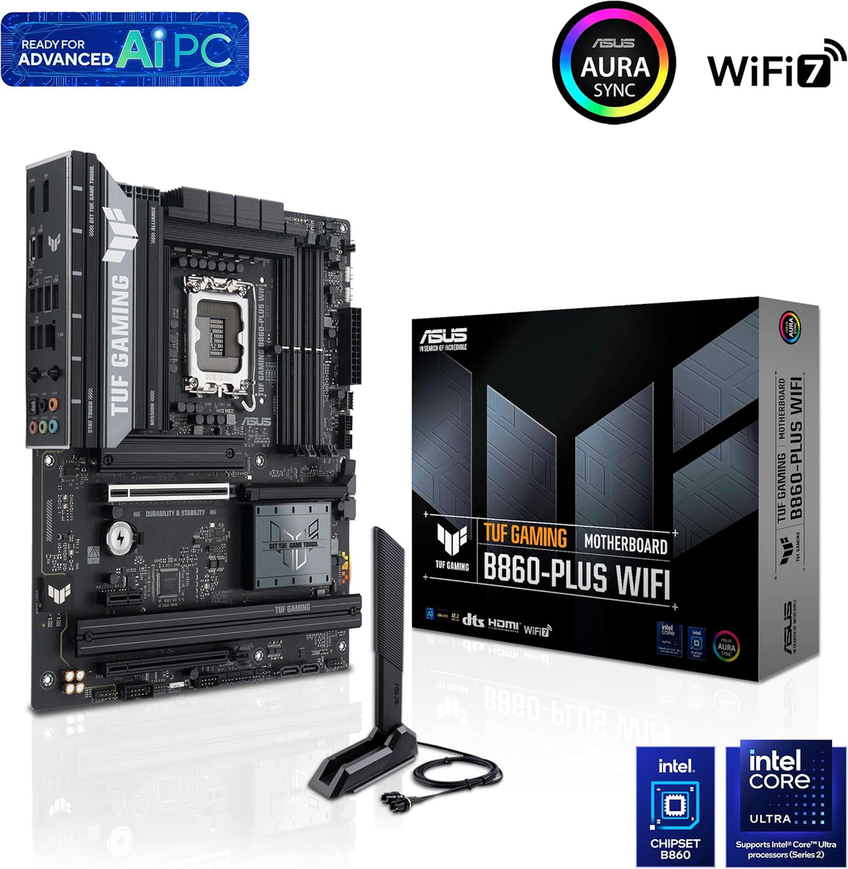 TUF Gaming B860-PLUS WiFi – Carte mère Gaming