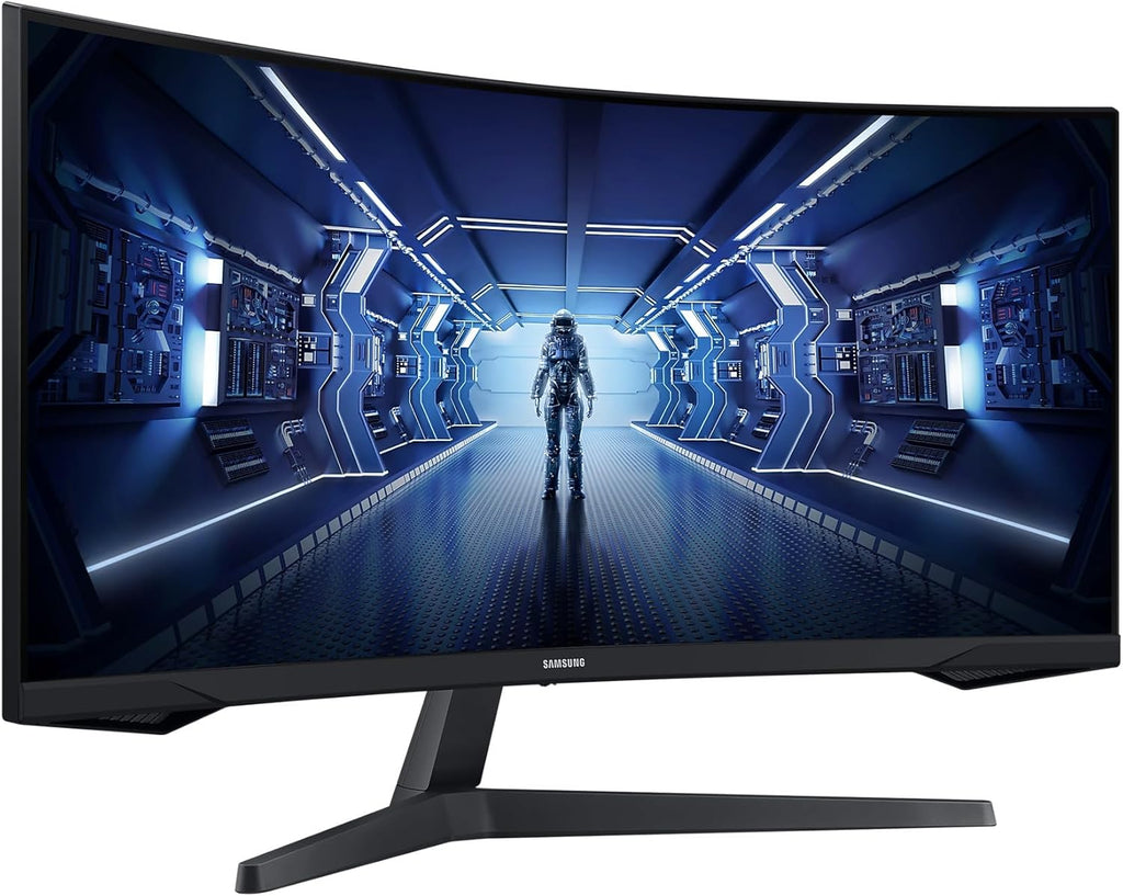Ecran PC Odyssey G55T 34'' 165Hz, 1ms, Dalle VA 1000R, UWQHD 3440x1440, 2500:, 250cd/m2, AMD FreeSync Premium, Pied Ajustable,HDMI, DisplayPort