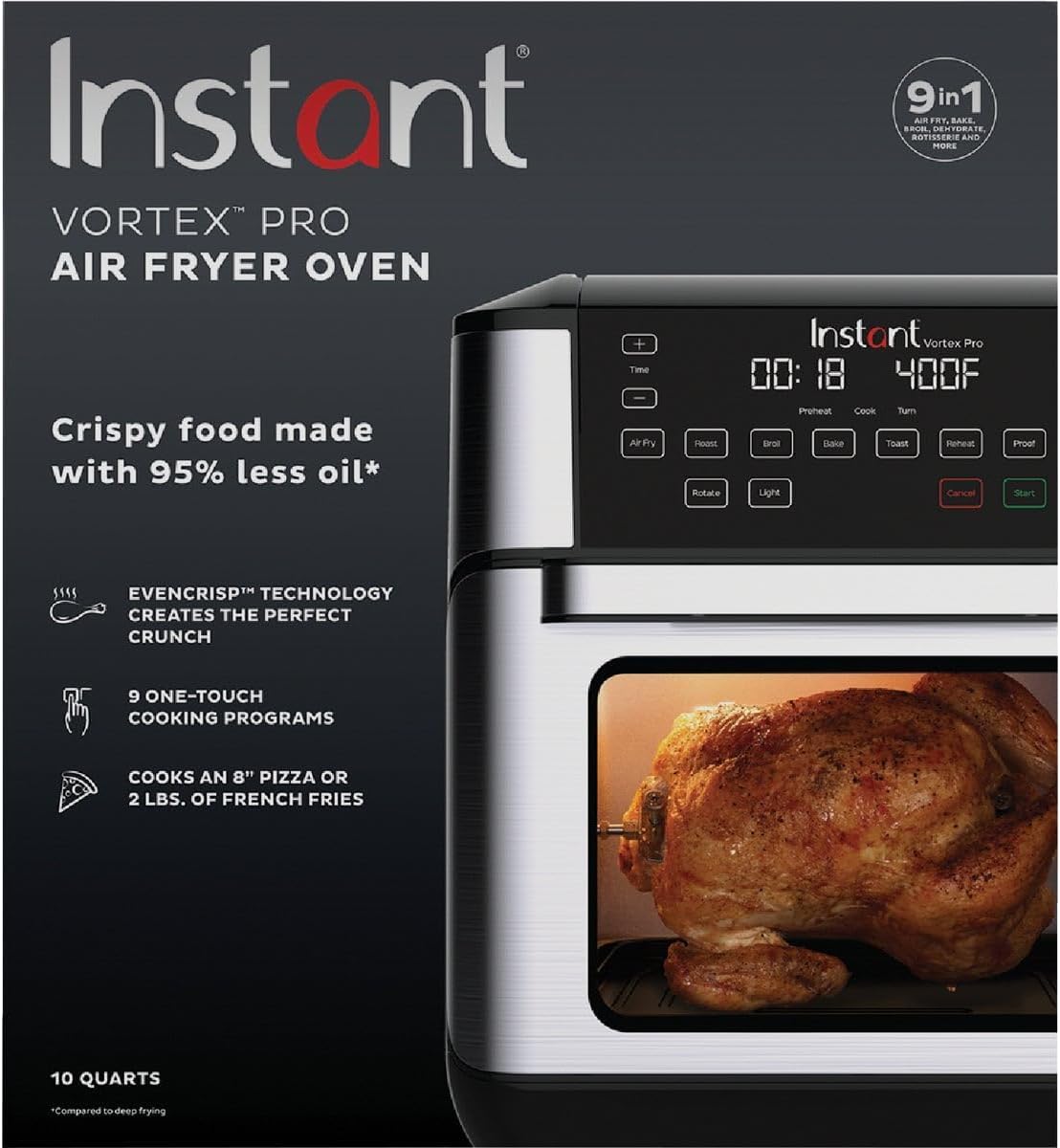 Instant Pot Vortex Pro Friteuse pour four Vortex Pro 10-Quart