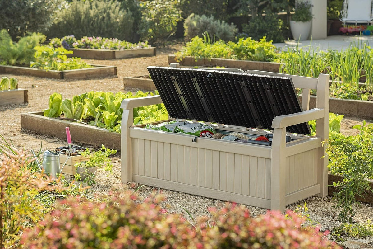 KETER Banc coffre extérieur EDEN BENCH - 265 litres