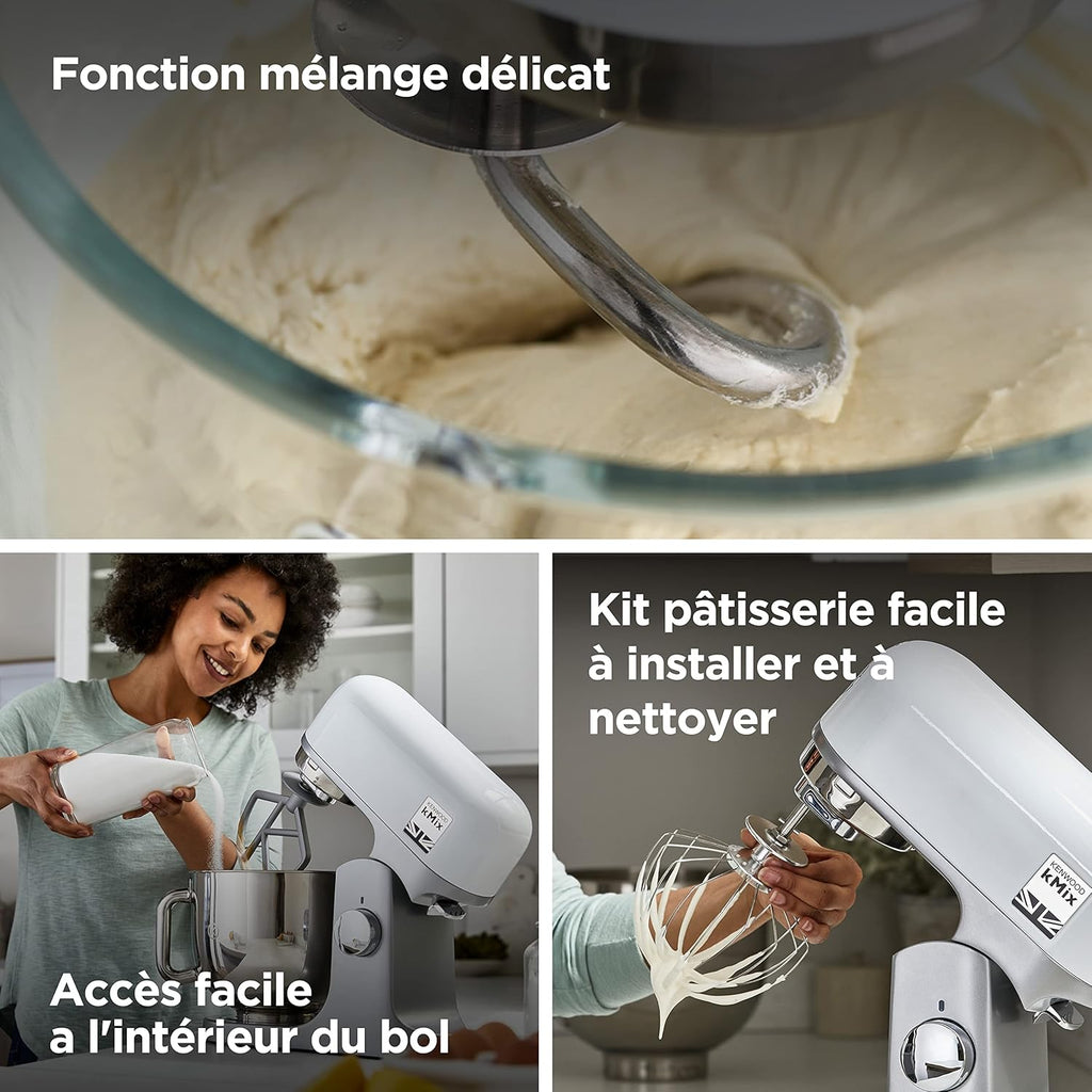Robot pâtissier KENWOOD KMX750WH - Blanc - 1000 W - 5 L