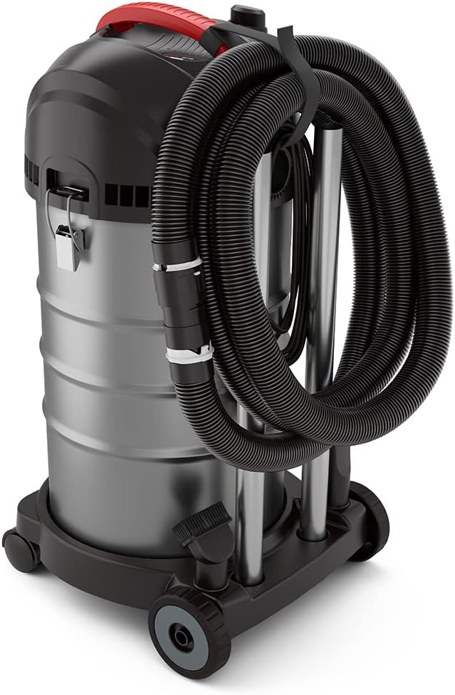MENZER Aspirateur de Sécurité (Aspirateur Eau et Poussière) VCL 330 Antistatic, Équipement Antistatique Complet, Classe de Poussière L, 30 litres