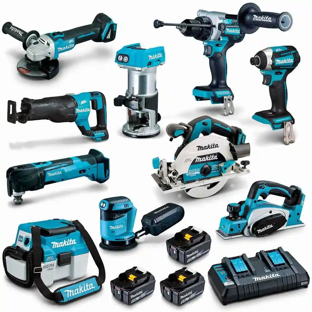 18V BRUSHLESS 10 PIECE 3 X 5.0AH COMBO KIT DLX1030PT
