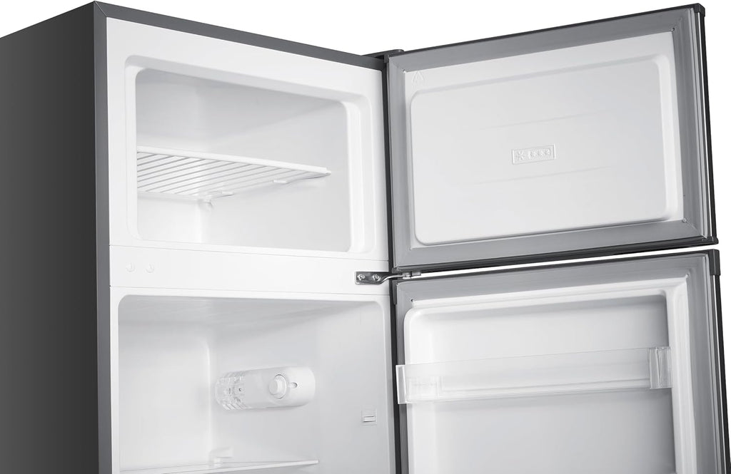 GEDTECH Refrigerateur congelateur haut - GE217DPSL Silver - capacité 217L - Classe E