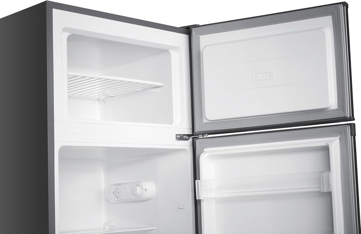GEDTECH Refrigerateur congelateur haut - GE217DPSL Silver - capacité 217L - Classe E
