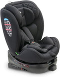 Interbaby SELLA Noir, Siège Auto Isofix Groupe 0/1/2/3-360º -iSize