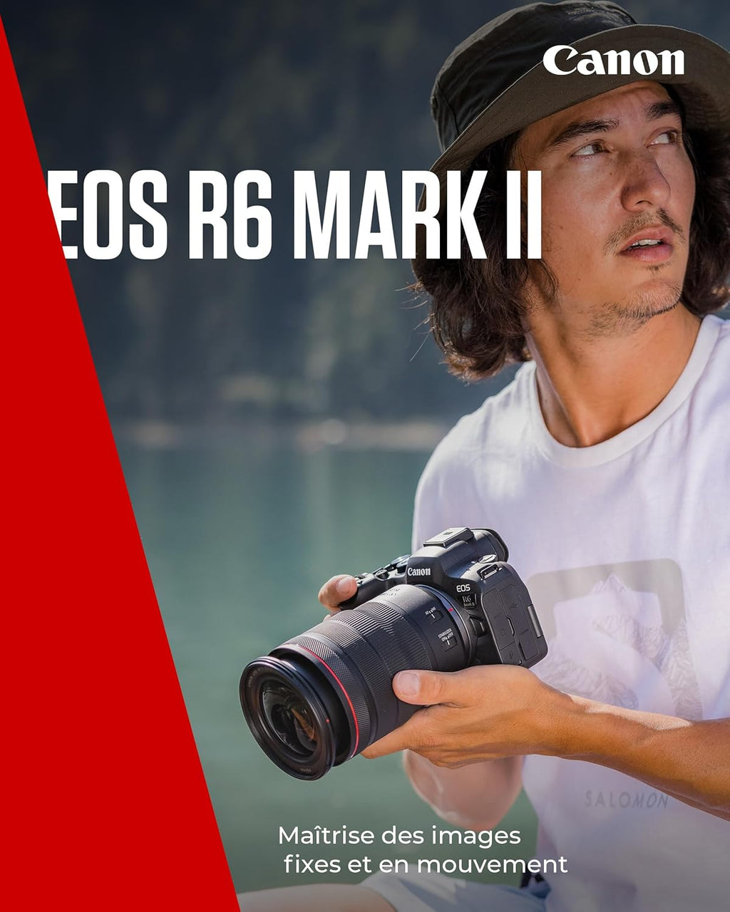 Canon EOS R6 Mark II Appareil Photo Hybride sans Objectif 24,2 mégapixels, 40 img/s, vidéo 4K 60p, Dual Pixel CMOS Auto Focus II, Noir