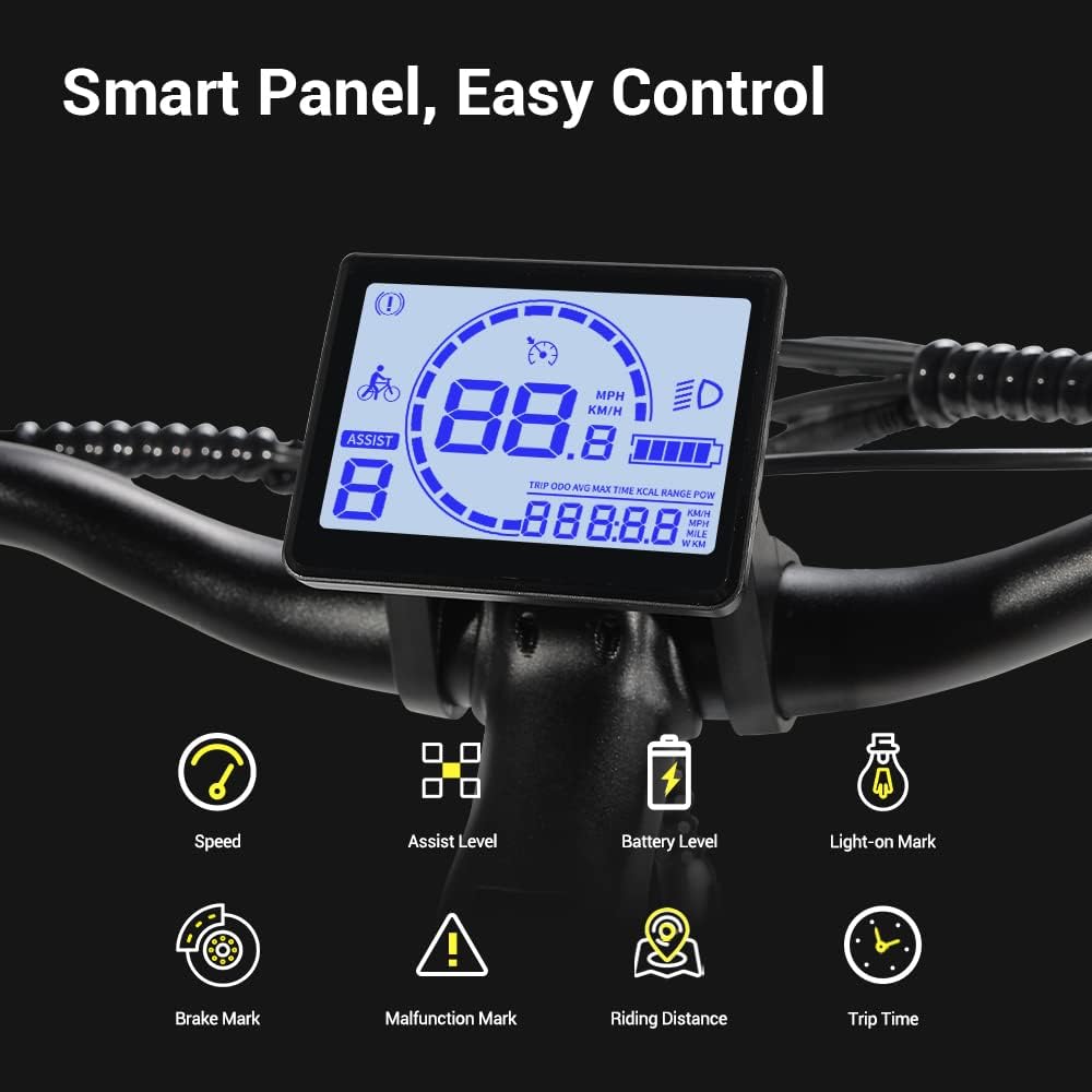 Eleglide T1 Step-Thru Vélo Électrique, Vélo de Trekking électrique, E-Bike 27,5 Pouces, Batterie 36V 12,5AH, 7 Gear, Double Frein à Disque, Blanc VTC Electrique Homme Femme