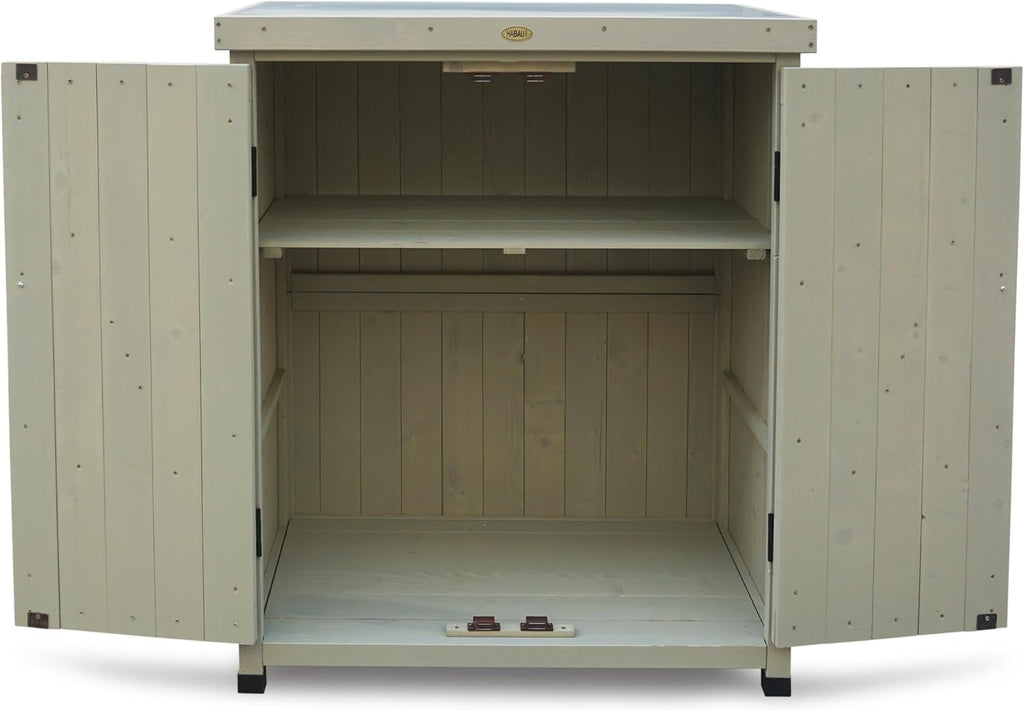 Habau Laura Armoire de Jardin Gris