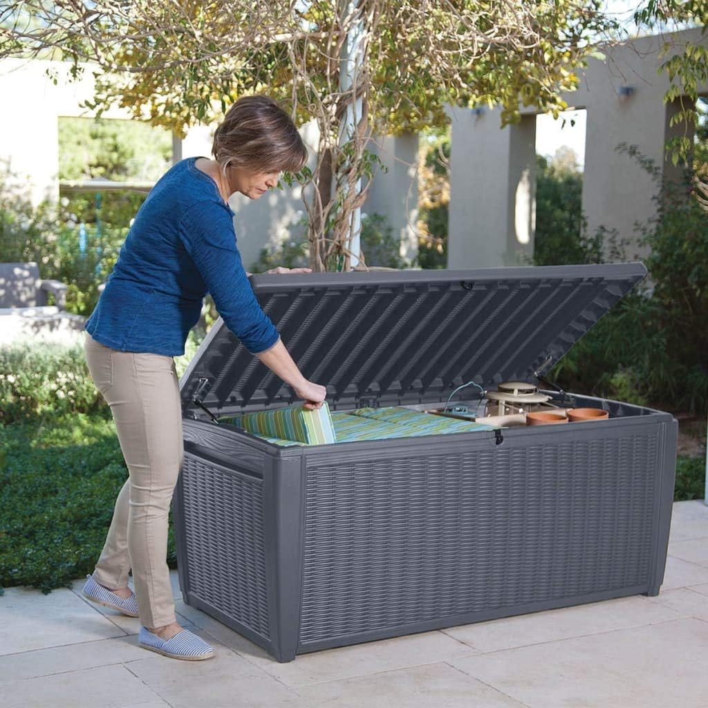 KETER Coffre de jardin SUMATRA gris-511 litres