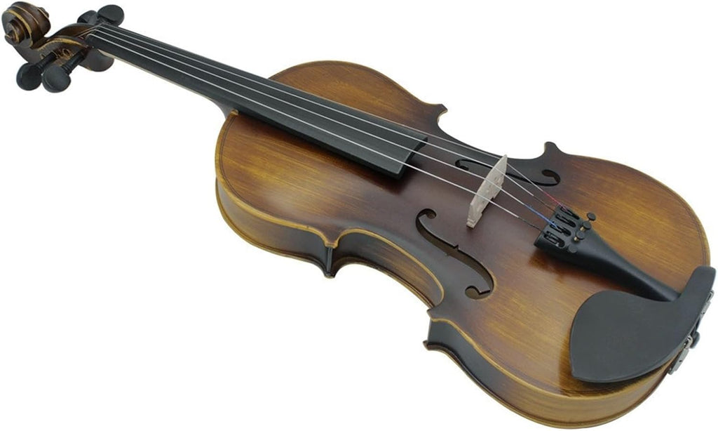 Violon En Bois Massif 4/4 Pour Débutant Et Adulte Instrument De Pratique De Jeu Mat