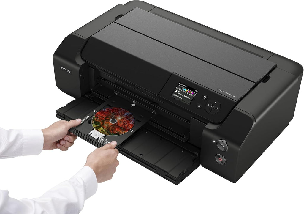 Canon ImagePROGRAF PRO-300 imprimante Photo jusqu'à A3+ à 10 Cartouches séparées WiFi et ETHERNET Compatible Papier d'art Mat Brillant et Satiné