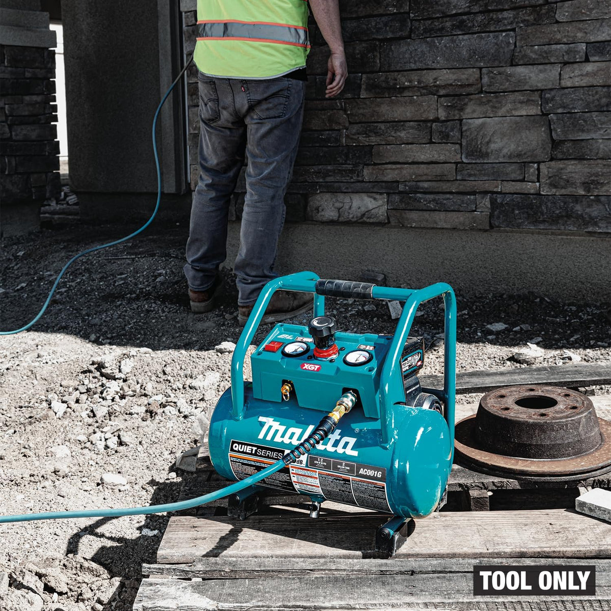Compresseur à batteries (solo) 40V 9.3 bar sans huile - AC001GZ